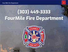 Tablet Screenshot of fourmilefire.org