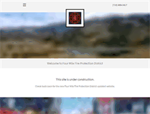 Tablet Screenshot of fourmilefire.net